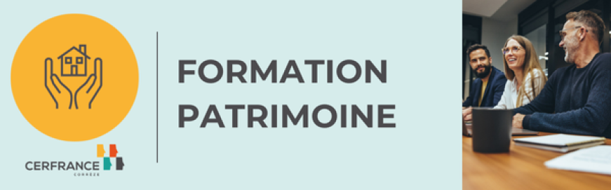 bannière de la formation patrimoine
